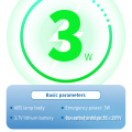 3.7V Li-ion ABS תאורת יציאה